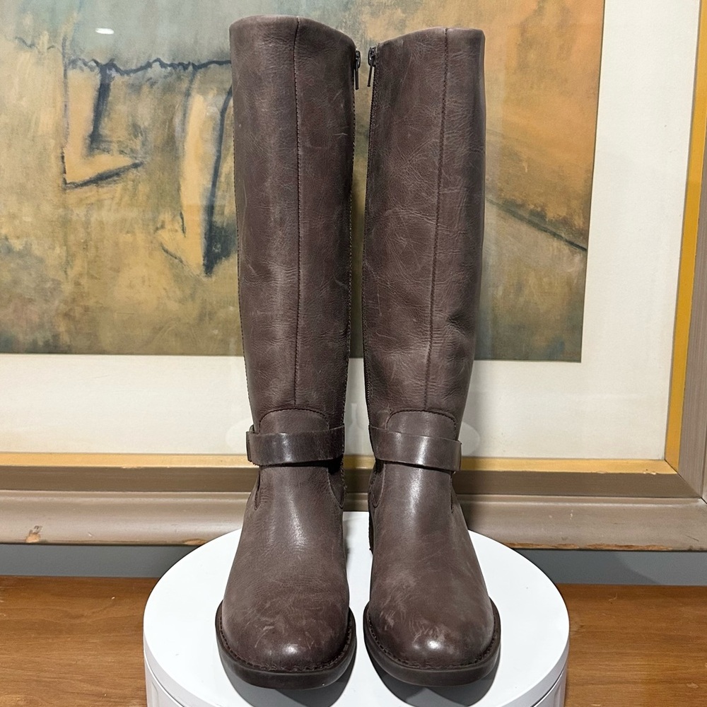 🌹BORN🌹 Saddler Tall Riding Boot Brown Size: 6M - Picture 4 of 14